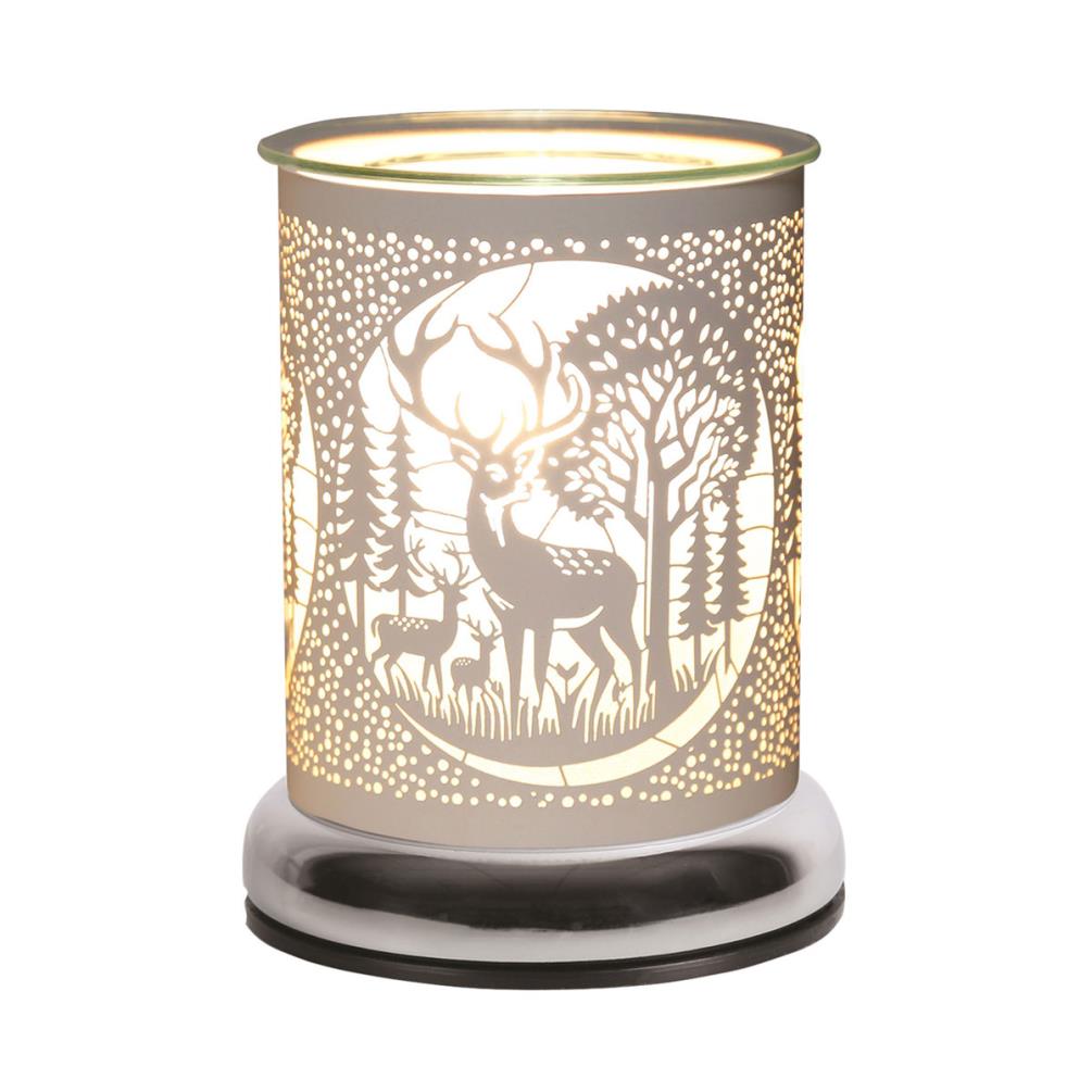 Aroma White Deer Family Touch Electric Wax Melt Warmer £21.59